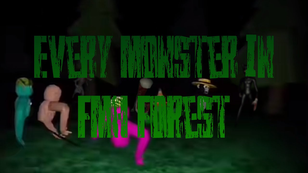 EVERY MONSTER IN FMH FOREST #fmhpaint