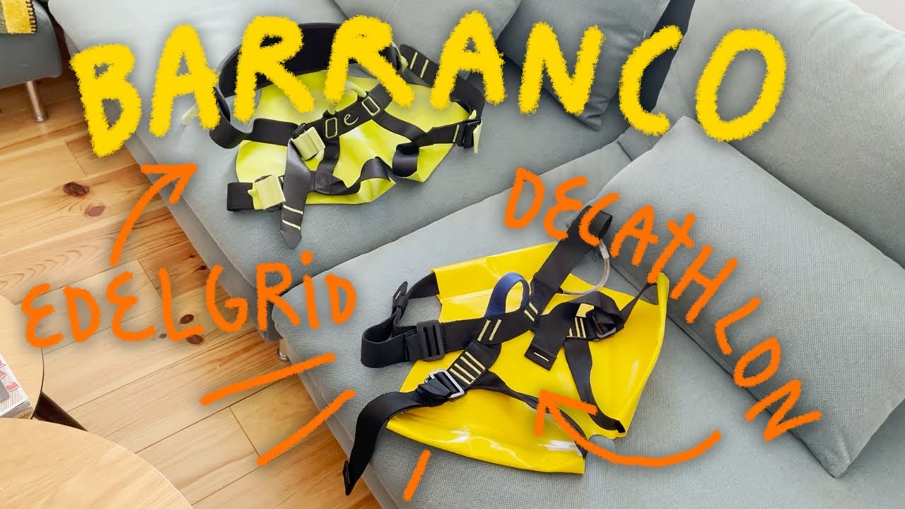 Arnés Barranco iniciación / Edelrid Irupu VS Beal Barranco (Decathlon). ¿Cuál compro?