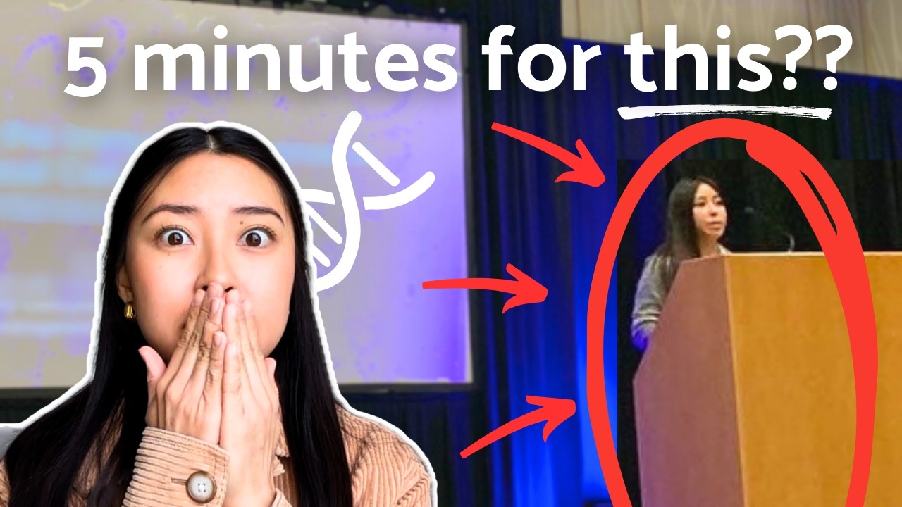 The scariest 5 minutes of my PhD | First research conference experience