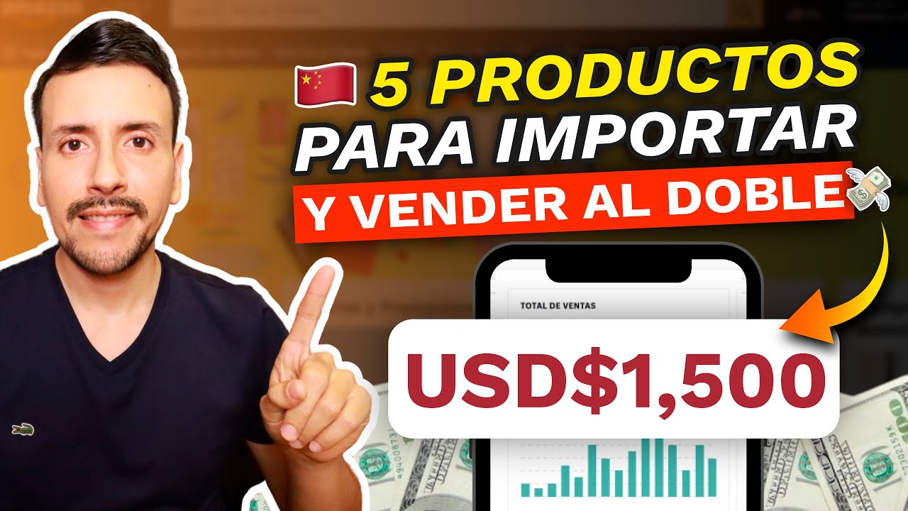 5 PRODUCTOS RENTABLES para COMPRAR BARATO en CHINA y VENDER CARO 💸