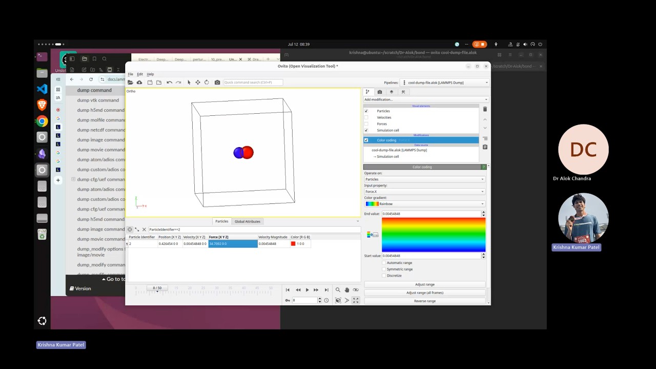 Modeling a Harmonic Bond in LAMMPS | Session 3