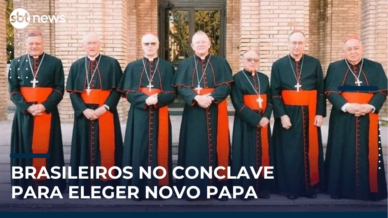 Cardeais brasileiros se preparam para o conclave | #SBTNews Manhã (28/04/25)