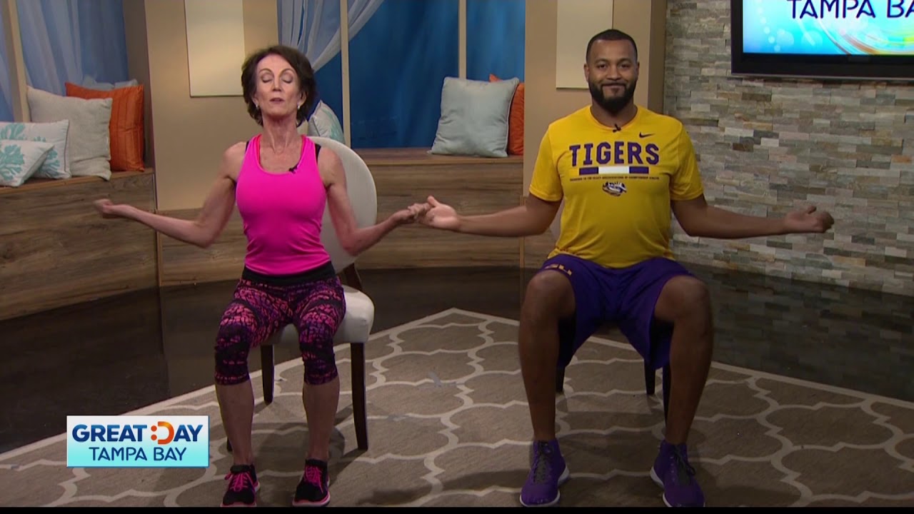 WTSP Great Day Tampa Bay 11/21/17 T-Tapp Tuesdays- Neck Exercise