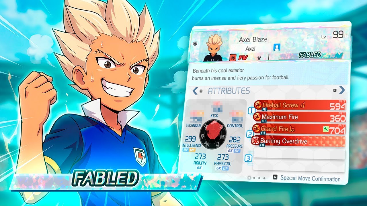 FABLED PLAYER REVIEW: Goenji (Alex Blaze) - Is he worth it?! (Inazuma Eleven Victory Road)