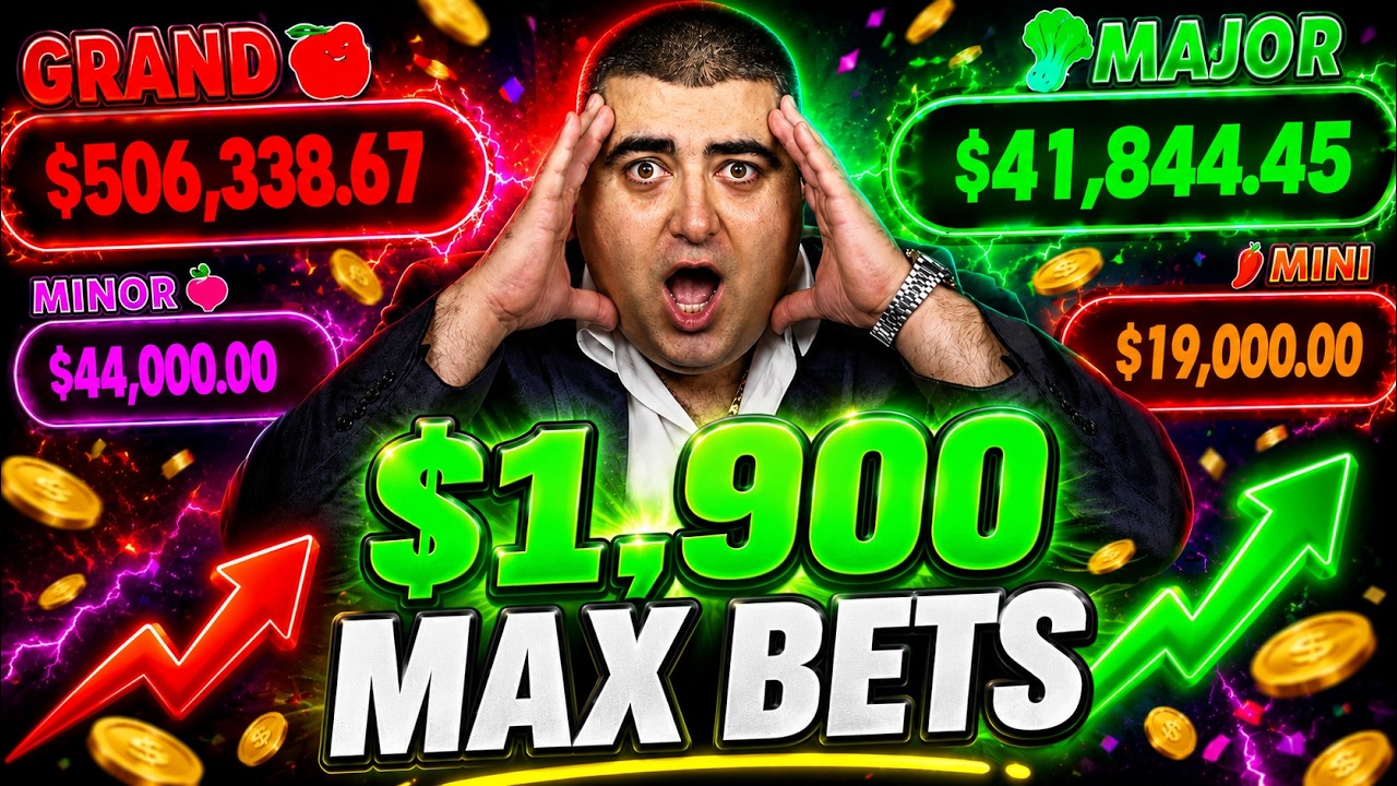$1,900 Max Bet & EPIC JACKPOT On Hot Flaming Pots Slot