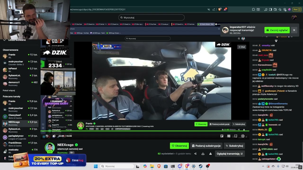 pajalock dzwoni do adamcego CAŁA ROZMOWA