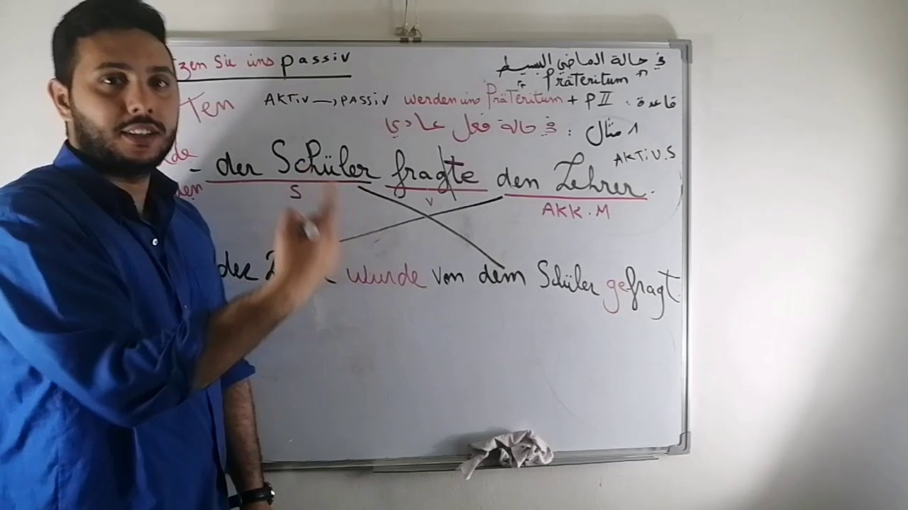 Passiv Präteritum ( الماضي البسيط )