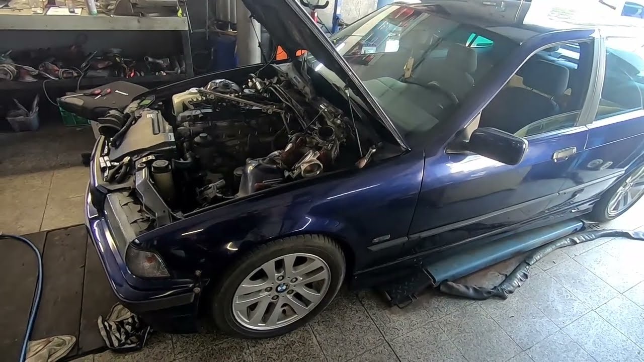 ZMIANA KOLEKTORA BMW M52/M50 *ptaki nasrały na moją robotę* UTYLIZATOR oleju