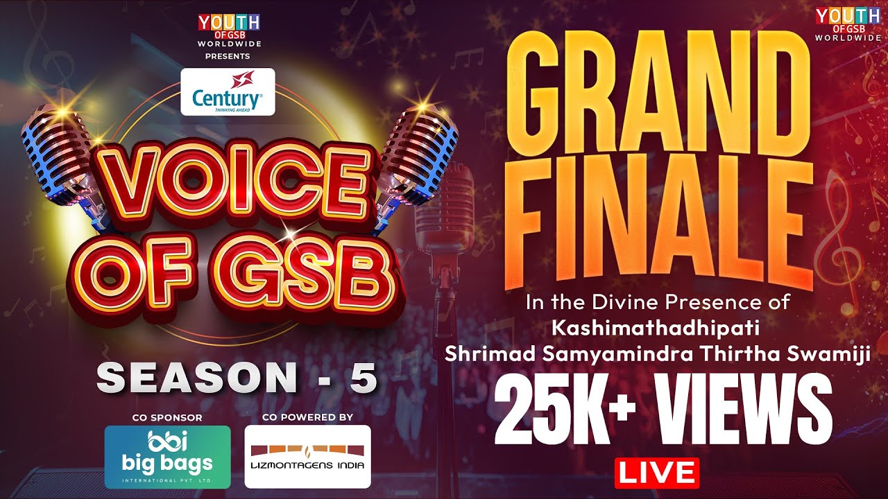 Grand Finale of Century Voice of GSB Season 5 | Live from Shree Guru Ganesh Prasad Hall, Mumbai