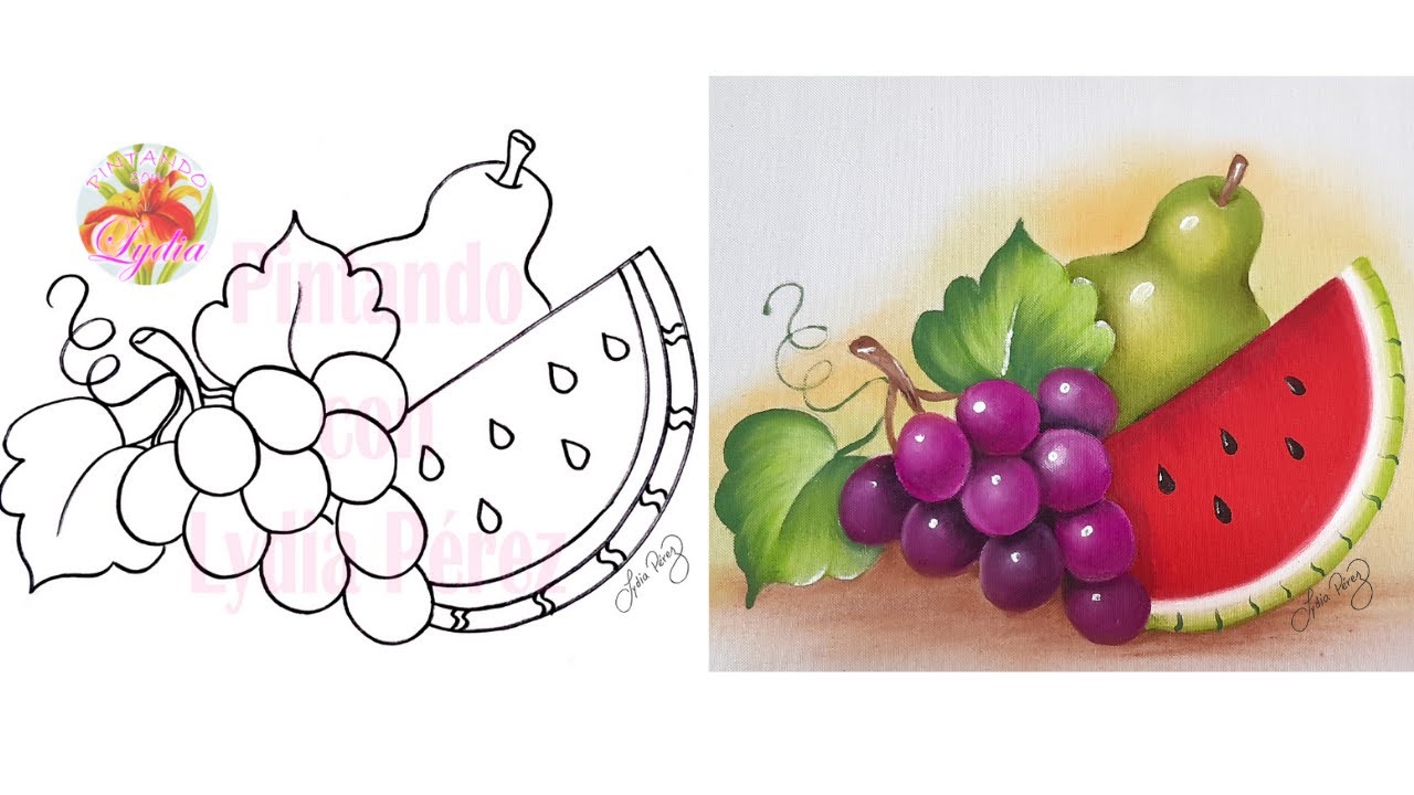 Pintura C&oacute;mo Pintar Frutas