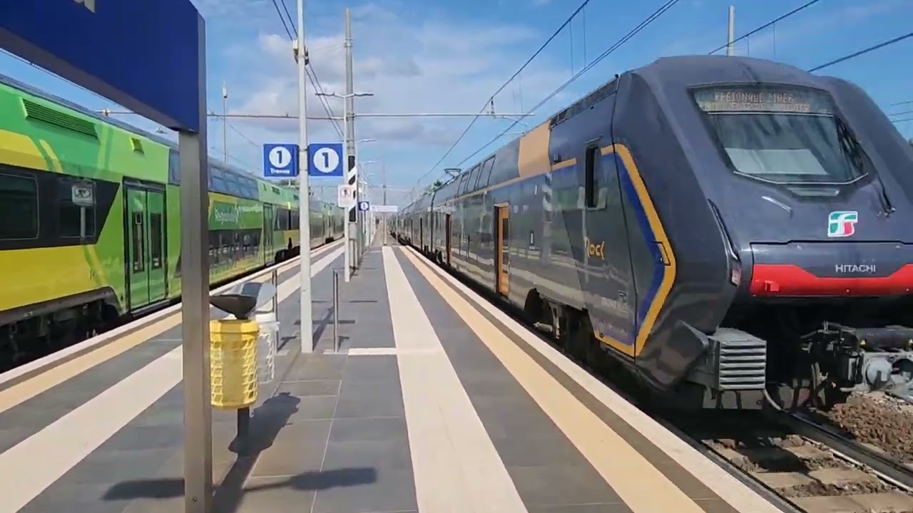 Transiti, arrivi e partenze alla stazione di Latina.