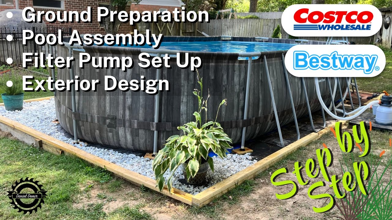 The Best and Most Detailed Pool Installation Video On Youtube / How to Install Bestway Costco Pool?