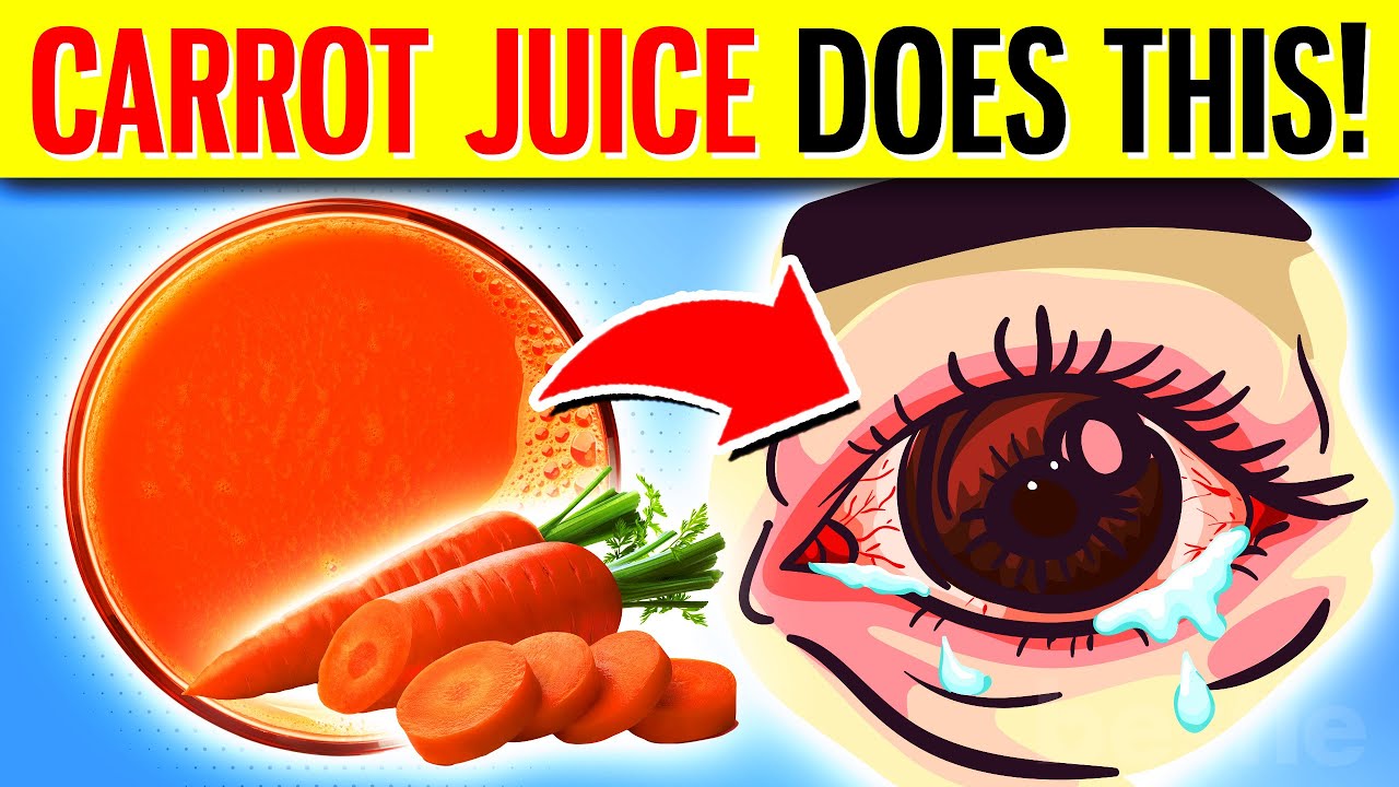 Drink Carrot Juice Every Day For 1 Week, See What Happens!