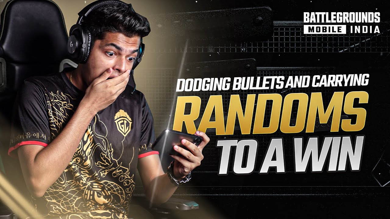 CARRYING RANDOMS TO A WIN | RANDOMS GAMEPLAY | BGMI