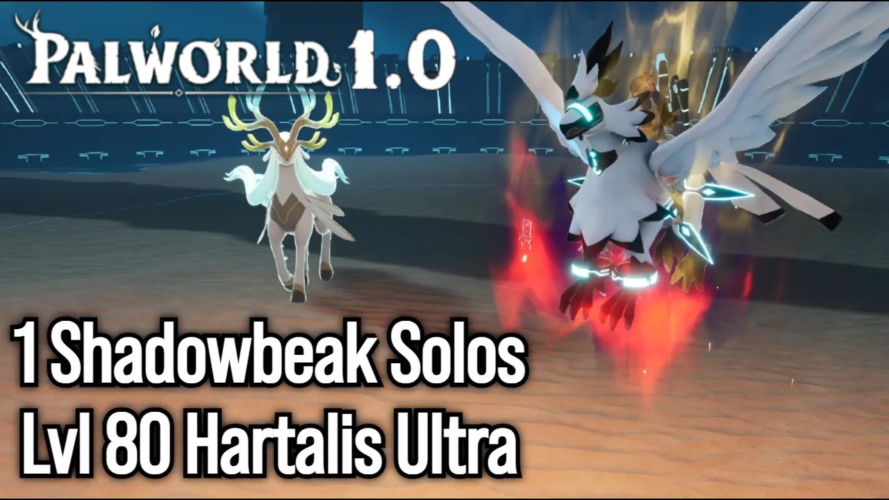 Palworld 1.0 Solo Lvl 80 Hartalis Ultra Raid