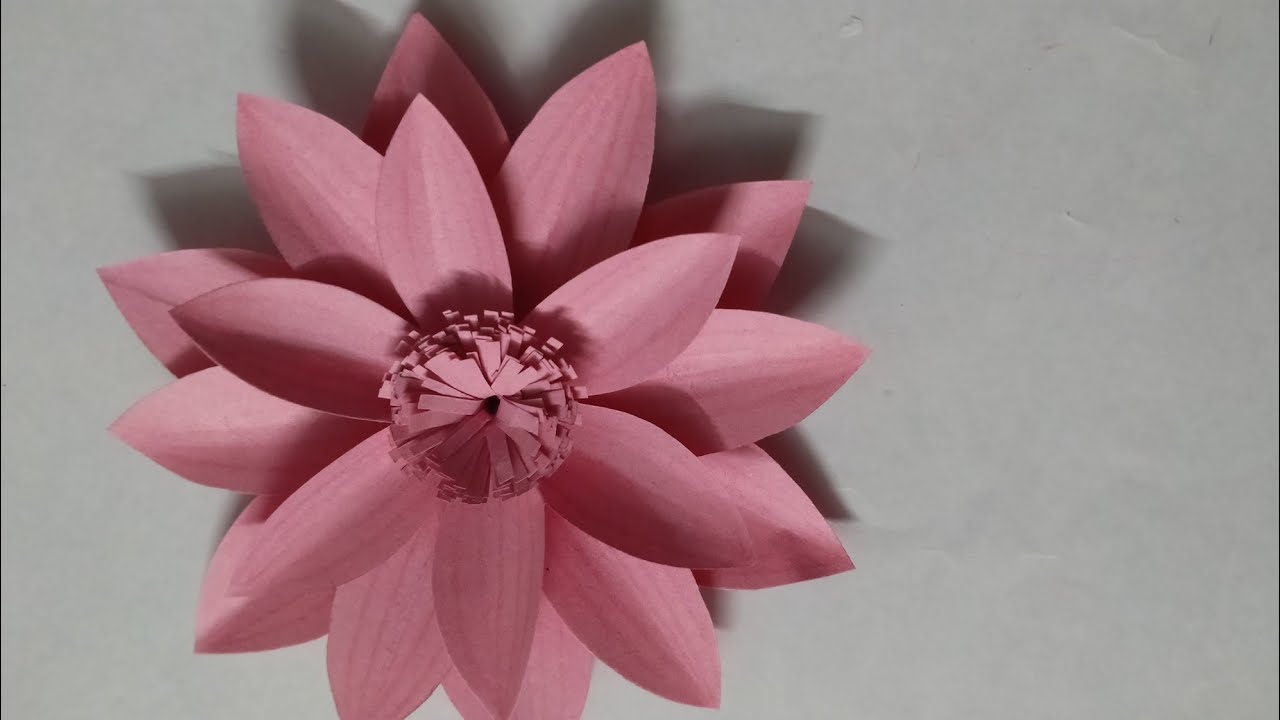 Paper Craft Flower Ideas Step By Step #tricks #flowers 