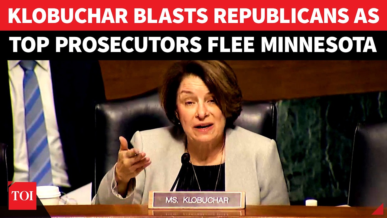 $75 Bn For ICE Yet DOJ's Minnesota Fraud Prosecutors Quit: Klobuchar Blasts Republicans