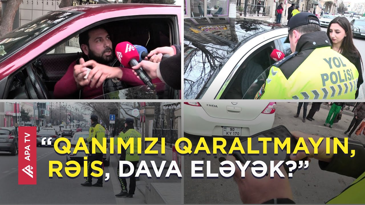 Avtobus zolağını zəbt edən sürücü: “Yolun ortasında saxlayım?” – APA TV