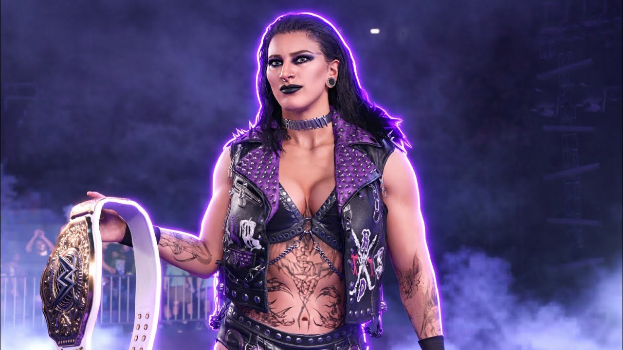 WWE 2K25 RHEA RIPLEY VS JADE CARGILL
