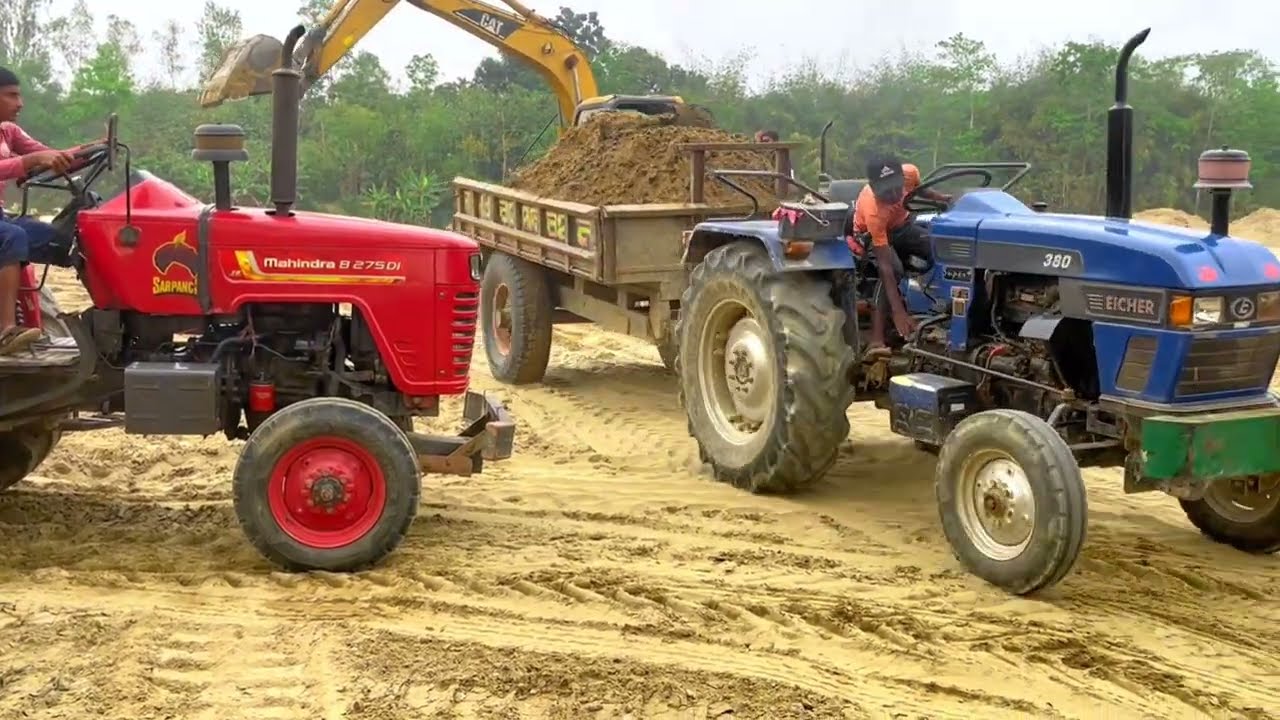 All My Tractor Came To The Field Together, Took Load With A Machine And Went Down With The Load.