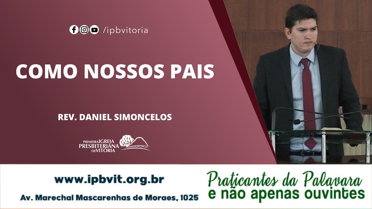 Culto Matutino - Rev. Daniel Simoncelos - Nm 20.1-13