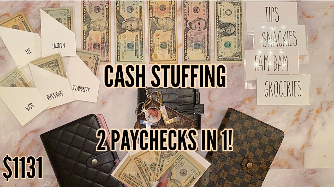 CASH ENVELOPE & SINKING FUNDS STUFFING| 2 PAYCHECKS IN 1| LOW INCOME CASH STUFFING| TAYLORBUDGETS