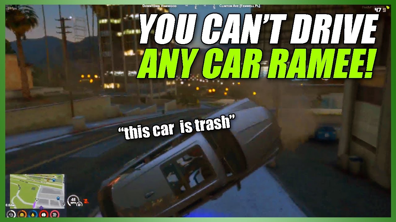 Ramee Breaks Taco & Pigeon With His Driving! | NoPixel RP | GTA | CG