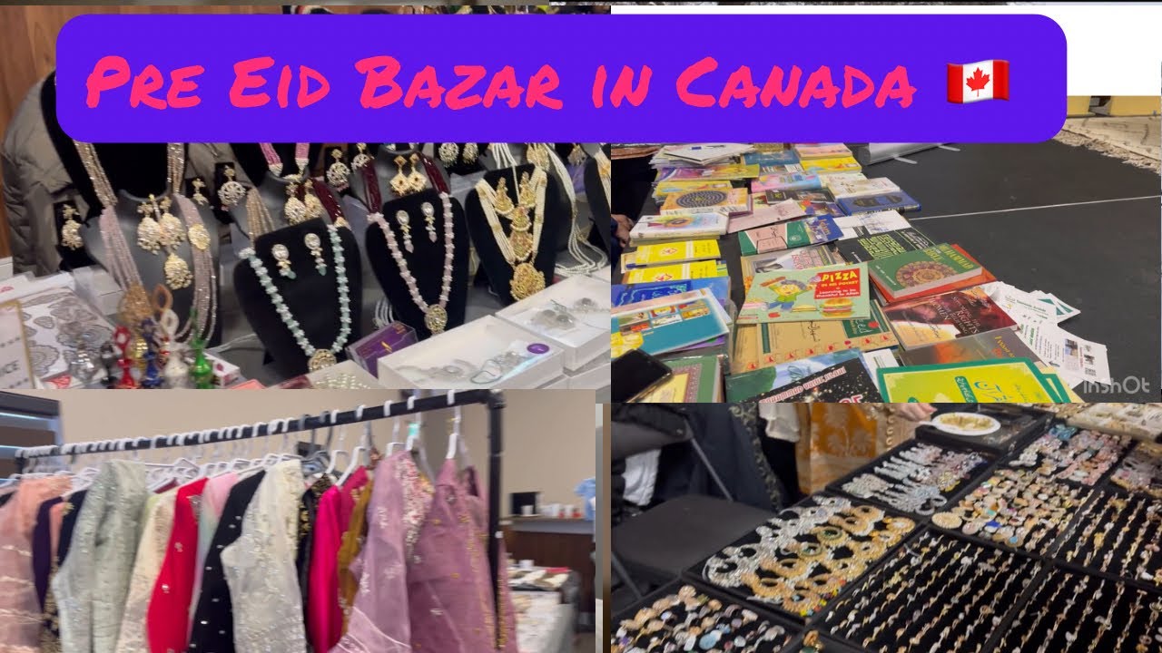 Pre Ramadan Mela in Canada 🇨🇦|| Eid bazar in Canada Edmonton PC hall||#Eidbazar#eidmela#premela