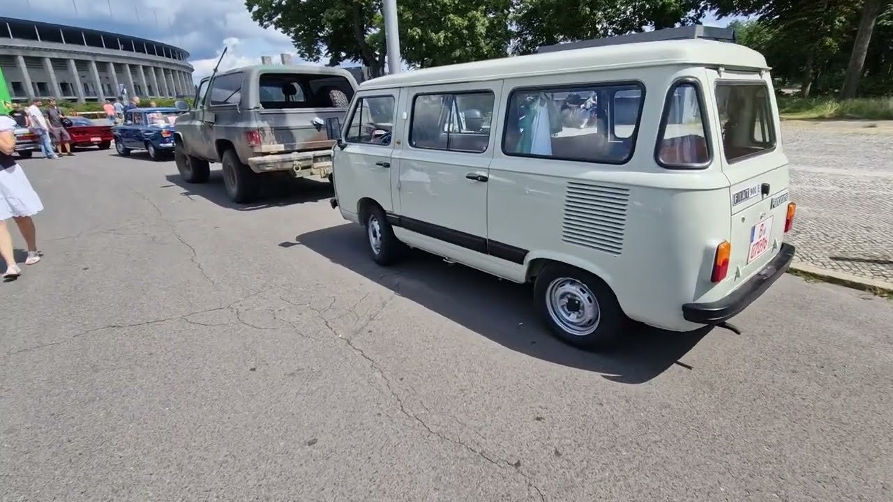 Fiat 900 E Panorama. Olympiastadion Berlin.