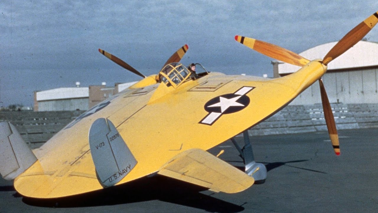 The Experimental All-Wing Carrier Fighter - Vought V-173