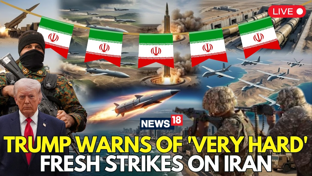 TRUMP BIG WARNING TO IRAN! | LIVE: Trump Signals Fresh Strikes, Says &lsquo;We Want To Win&rsquo; | N18G