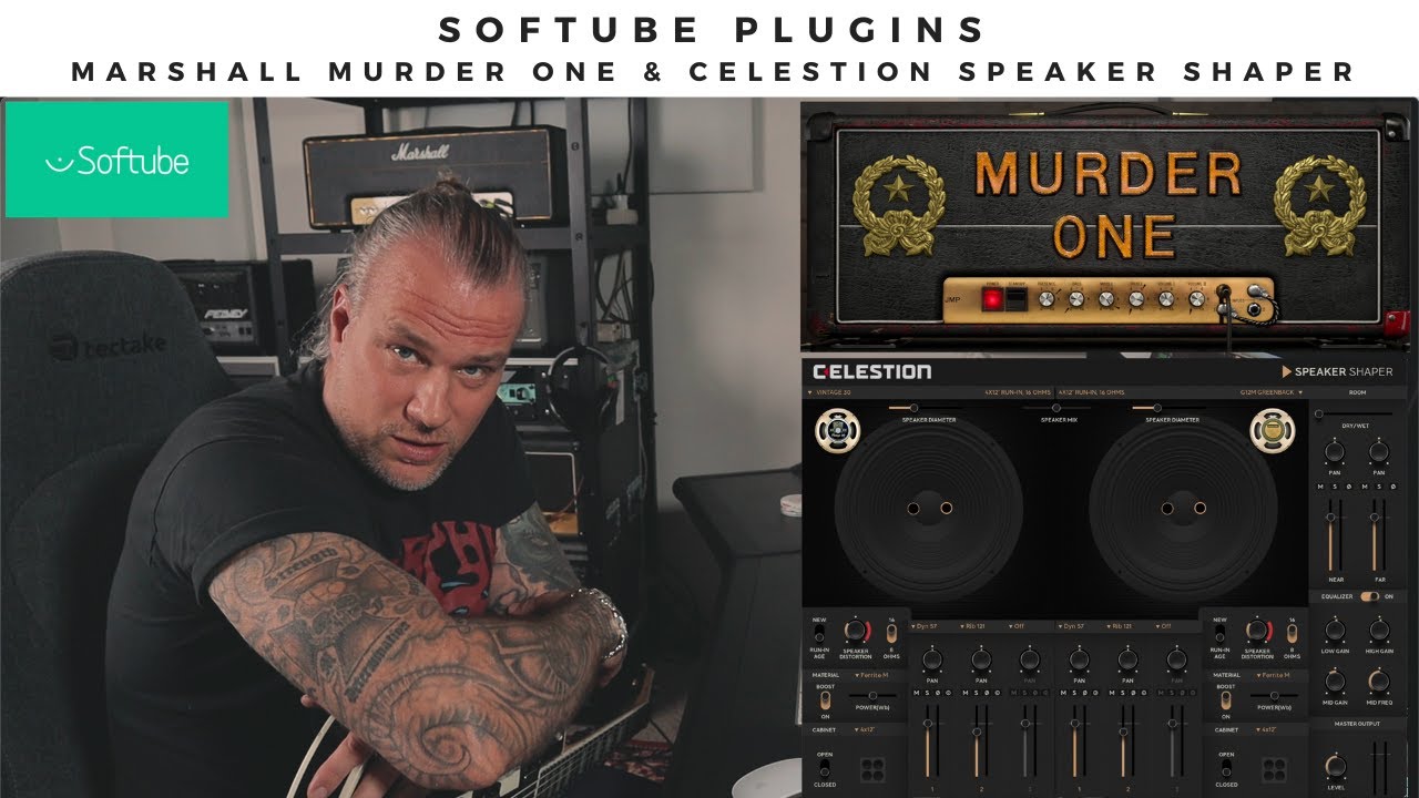 SOFTUBE plugins: Marshall MURDER ONE & Celestion SPEAKER SHAPER