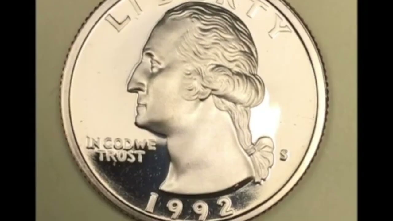 1992 US Quarters - United States P D S and Silver Washington Coins