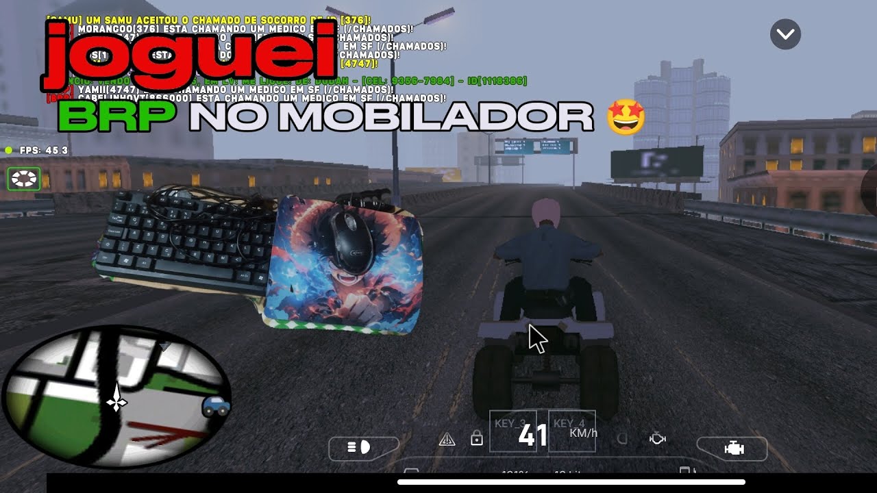 TRABALHEI DE SAMU NO MOBILADOR ( BRASIL ROLEPLAY ) ANDROID/PC 🤩