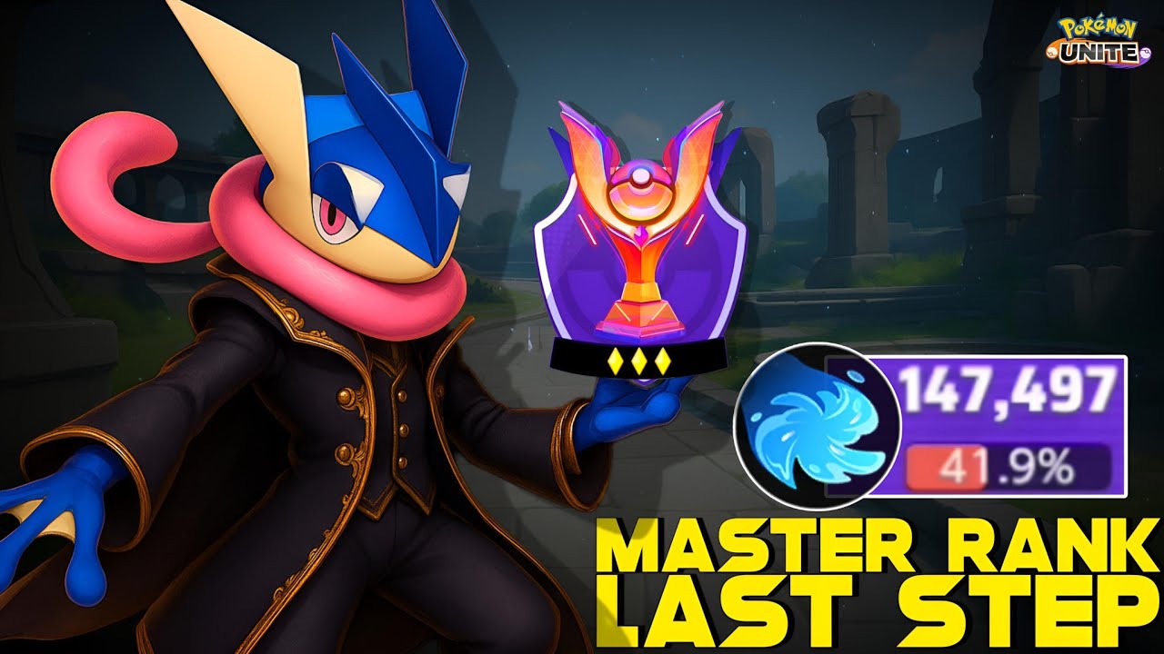 WILL GRENINJA PASS THE FINAL EXAM OF MASTER RANK IN POKEMON UNITE ??? 🤨 | POKENITE BUNNY 