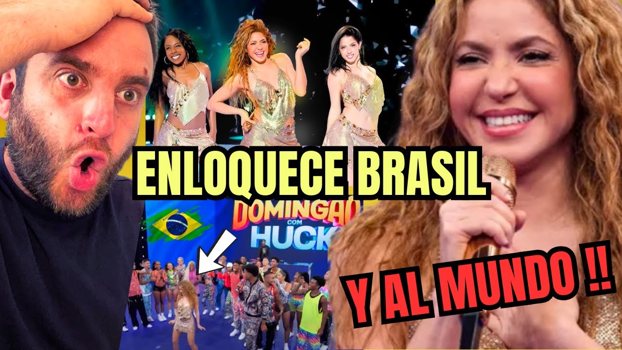 SHAKIRA SEDUCE LOCAMENTE🤪AL PÚBLICO BRASILEÑO CANTANDO EN VIVO Girl Like Me y Loca- Reacción Español