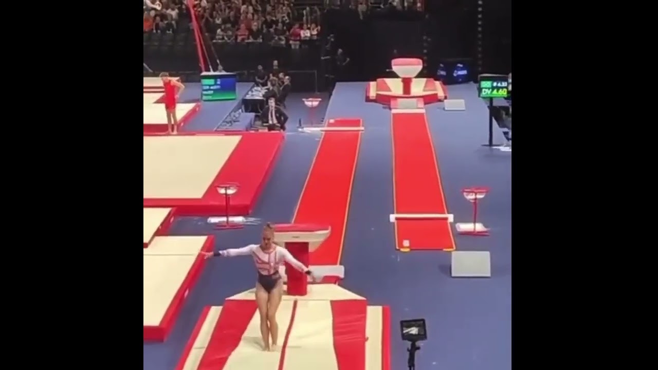 Ruby Stacey VT 2023 Paris World Challenge Cup Quals VT1 13.50 (4.6D, 8.35E)VT2 12.40 (3.6D, 8.8E)