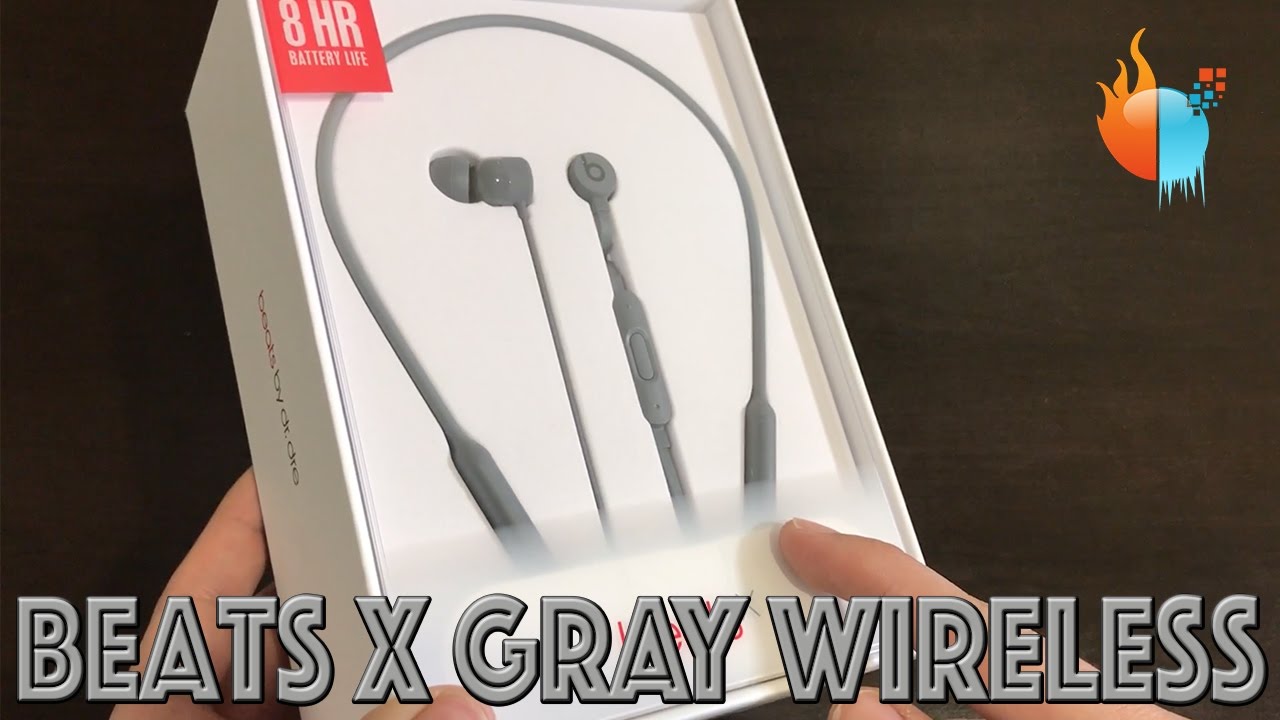 BeatsX Wireless Earphones Gray Unboxing and First Look