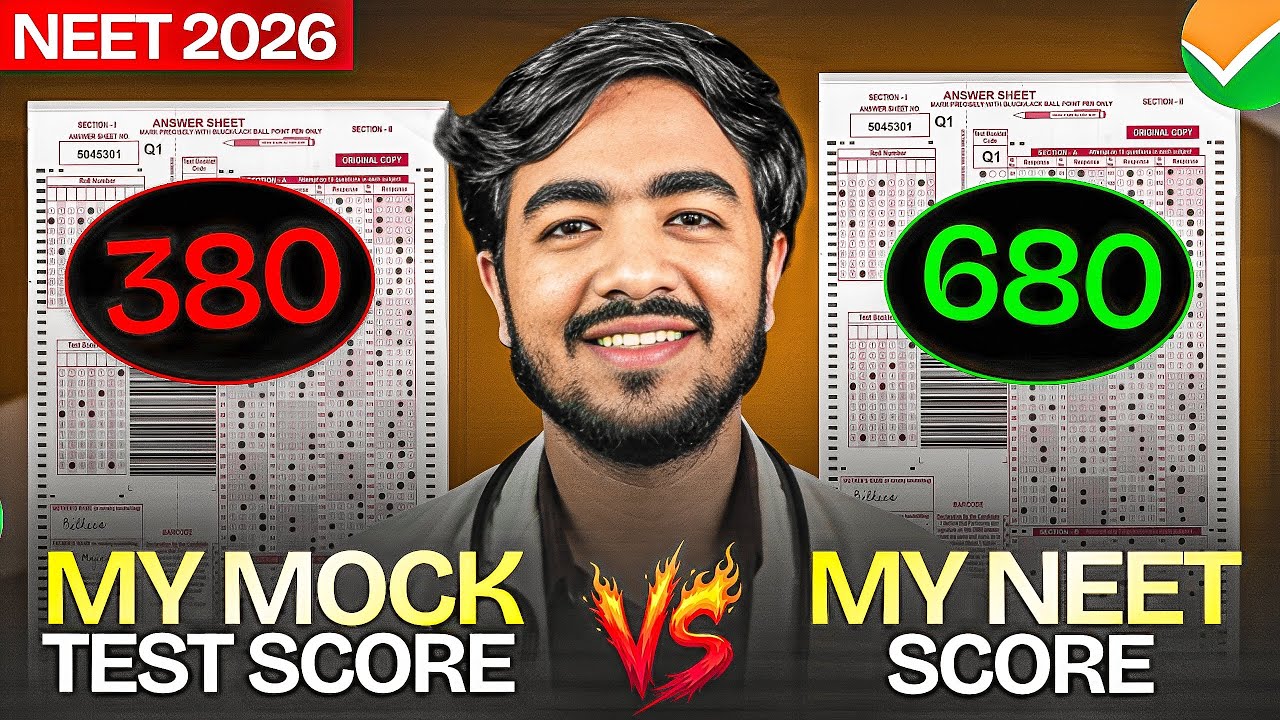 380 to AIIMS in Just 1 Month 🚀| How I increased my Mock Test Marks🤯