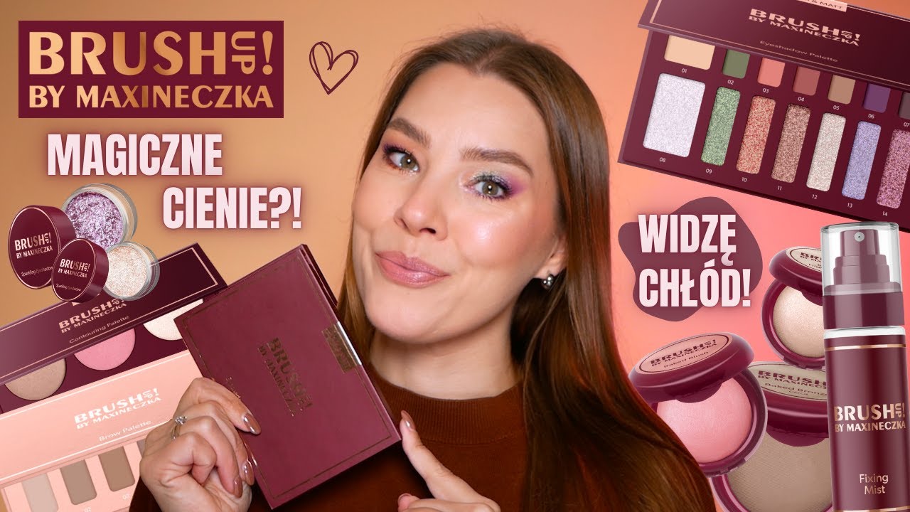 Test BRUSHUP x MAXINECZKA cz.2! 🧡 Pojawiający się PIGMENT i perfekcyjne cienie W KREMIE! 🙏