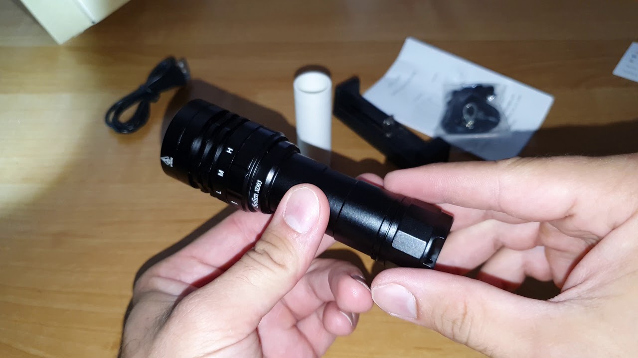 Sofirn SD05 IPX8 starke 2550 Lumen Tauch Taschenlampe bis 100 Meter wasserdicht inklusive Nacht Test