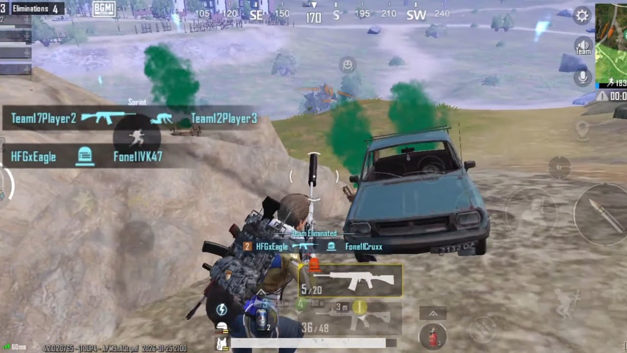 HIGHLIGHTS 🔥🇮🇳 । EAGLE GAMING 🦅।। iQOO 13 gameplay 💀💀 ।।