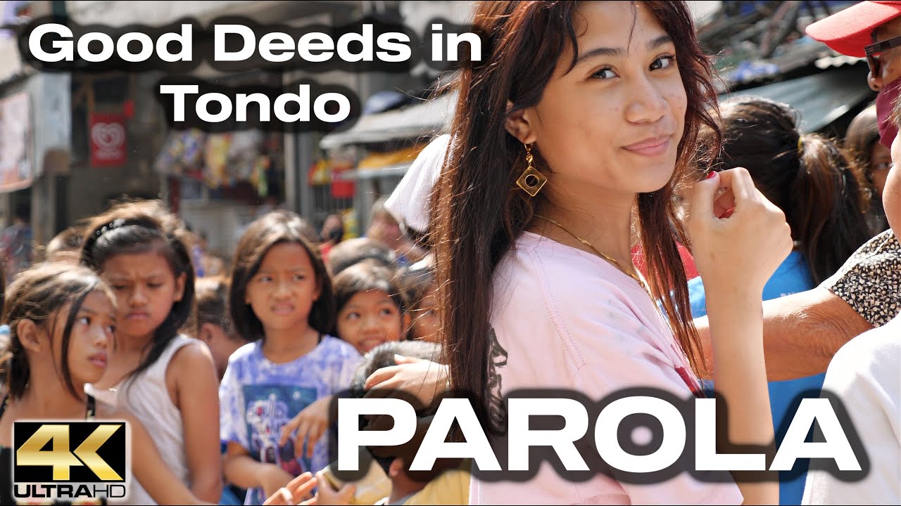 Good Deeds at PAROLA COMPOUND Tondo Manila Philippines [4K]