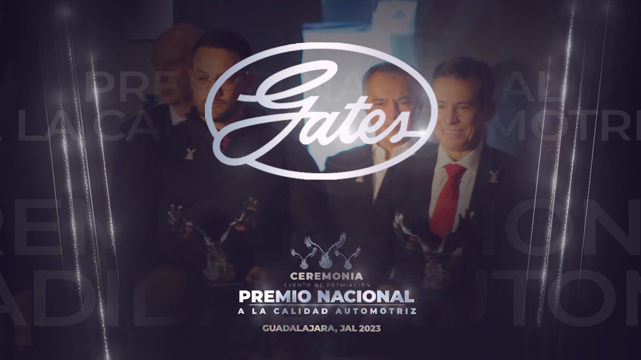 Gates de M&eacute;xico recibe el Premio Nacional a la Calidad Automotriz 2023