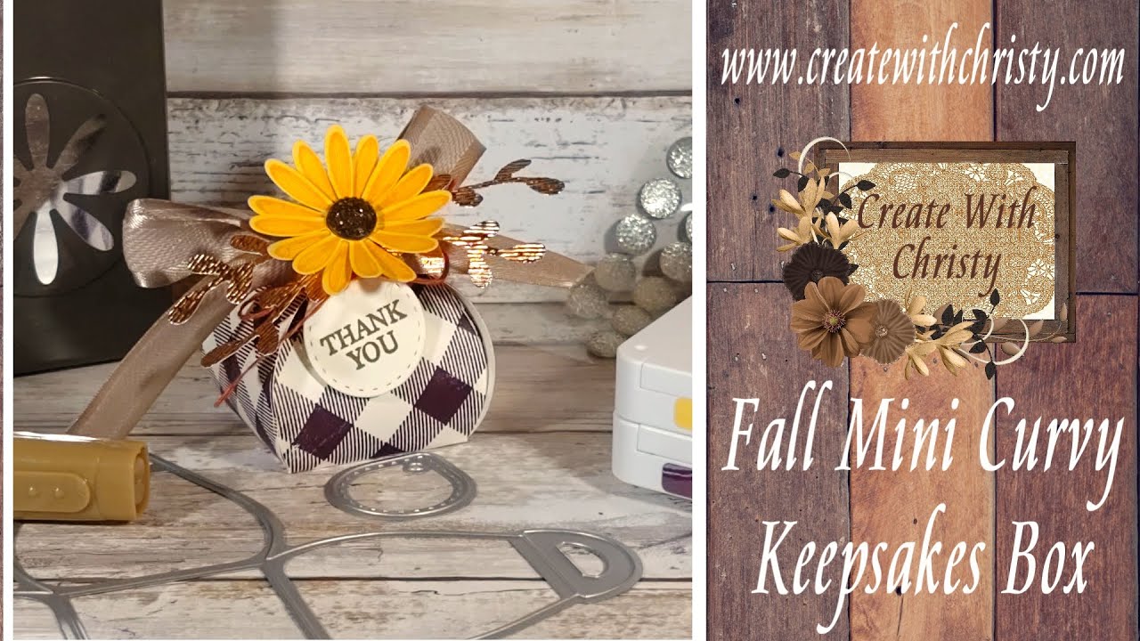 Fall Mini Curvy Keepsakes Box