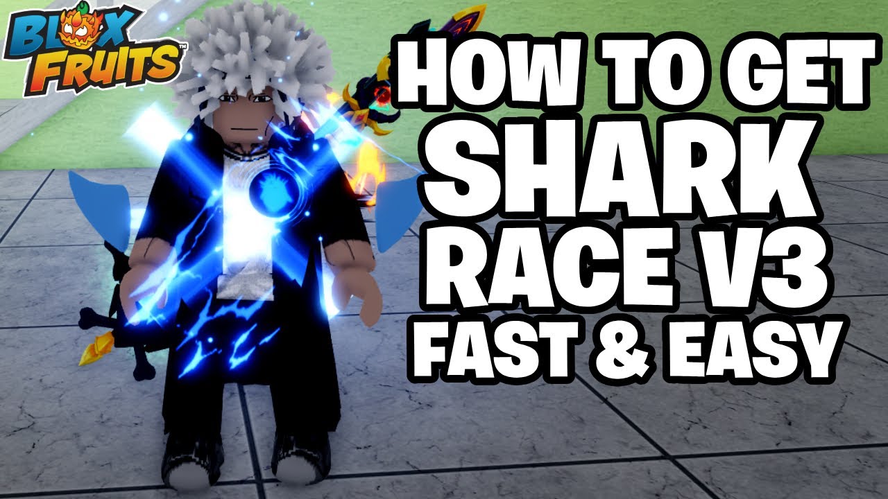 How to get Shark Race V3 in Blox fruits Full Tutorial #bloxfruits #roblox #bloxfruit