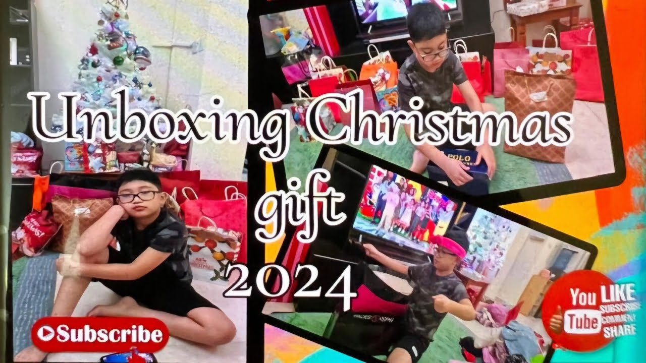 Unboxing Christmas gifts 🎁 2024