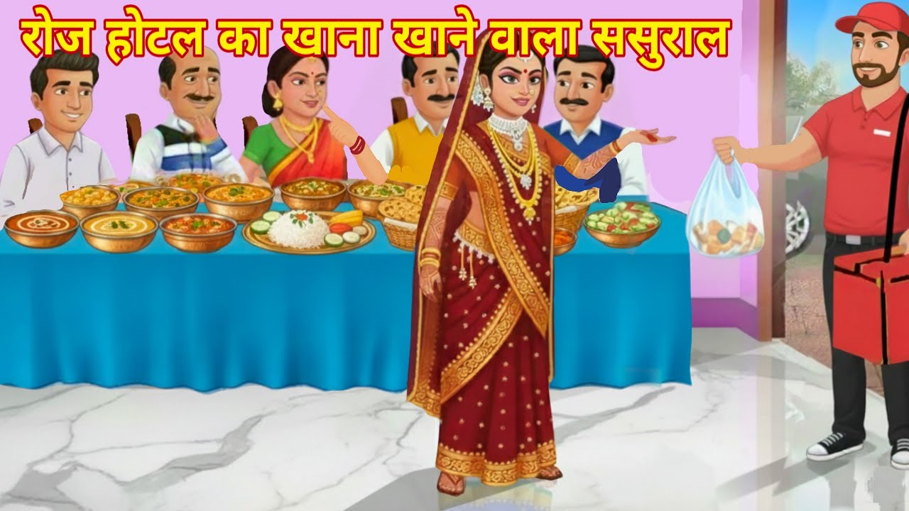 रोज होटल का खाना खाने वाला ससुराल | Saas Bahu | Saas Bahu Kahani | Hindi Kahani | Sasural |