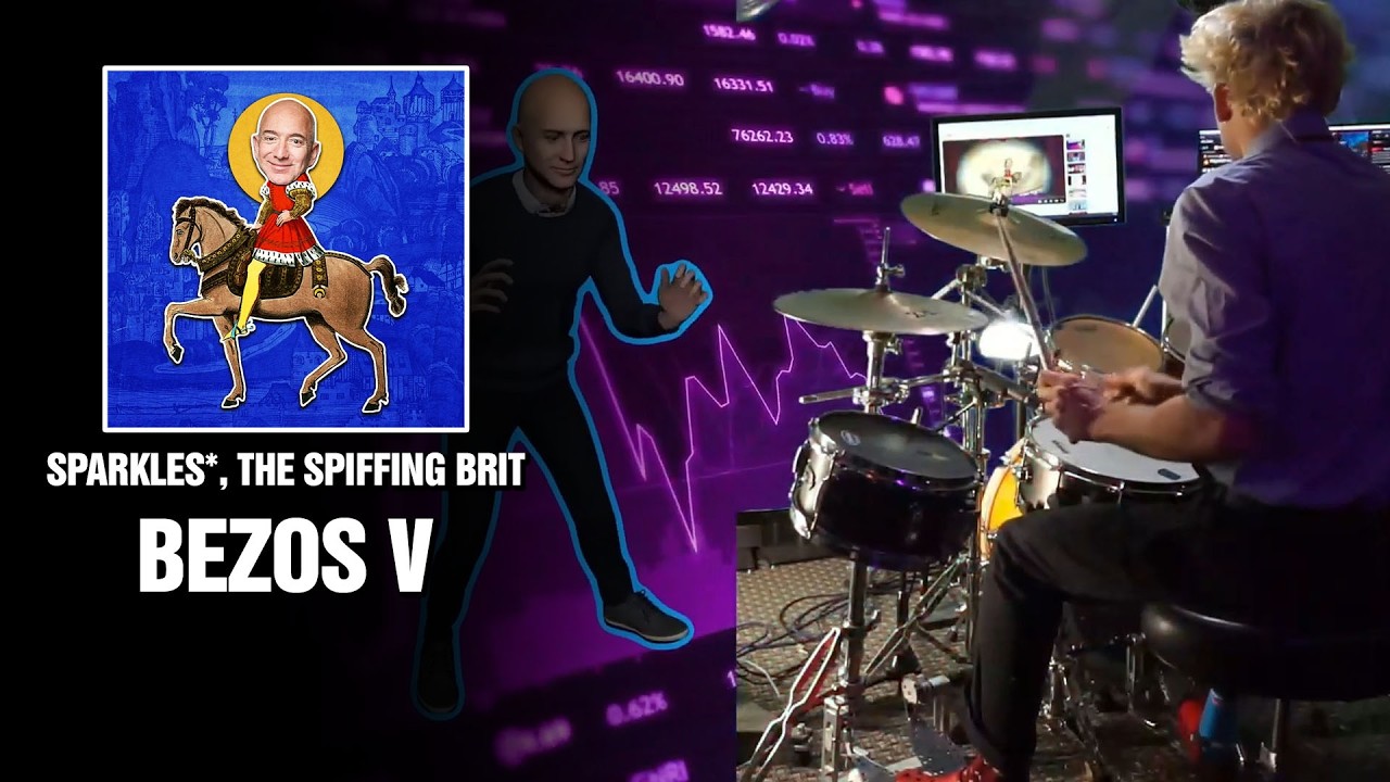 Sparkles*, The Spiffing Brit - Bezos V | Кавер на барабанах [Впервые слышу]