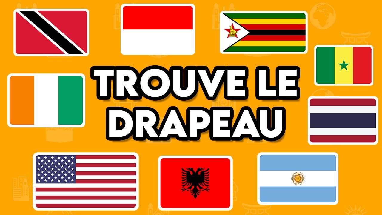 Quiz Drapeaux du Monde 🚩SIMPLE - IMPOSSIBLE 🌎 50 drapeaux #3